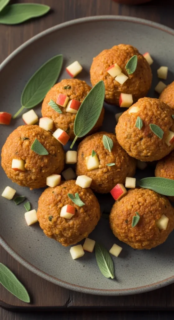 Apple and Sage Meatballs