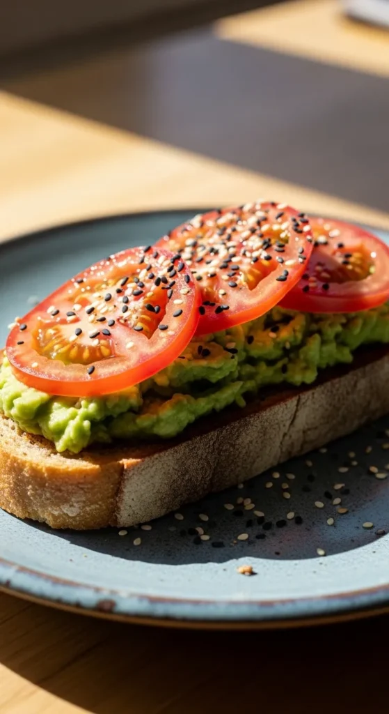  Avocado & Tomato Open Sandwich