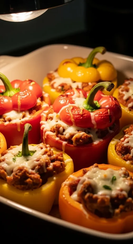 BBQ Chicken Stuffed Peppers
