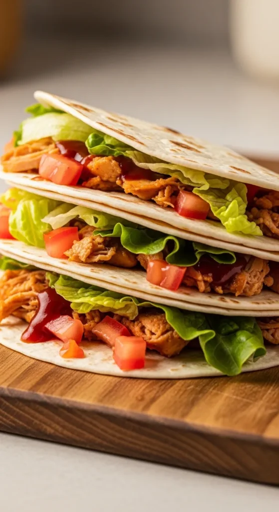 BBQ Chicken Wraps