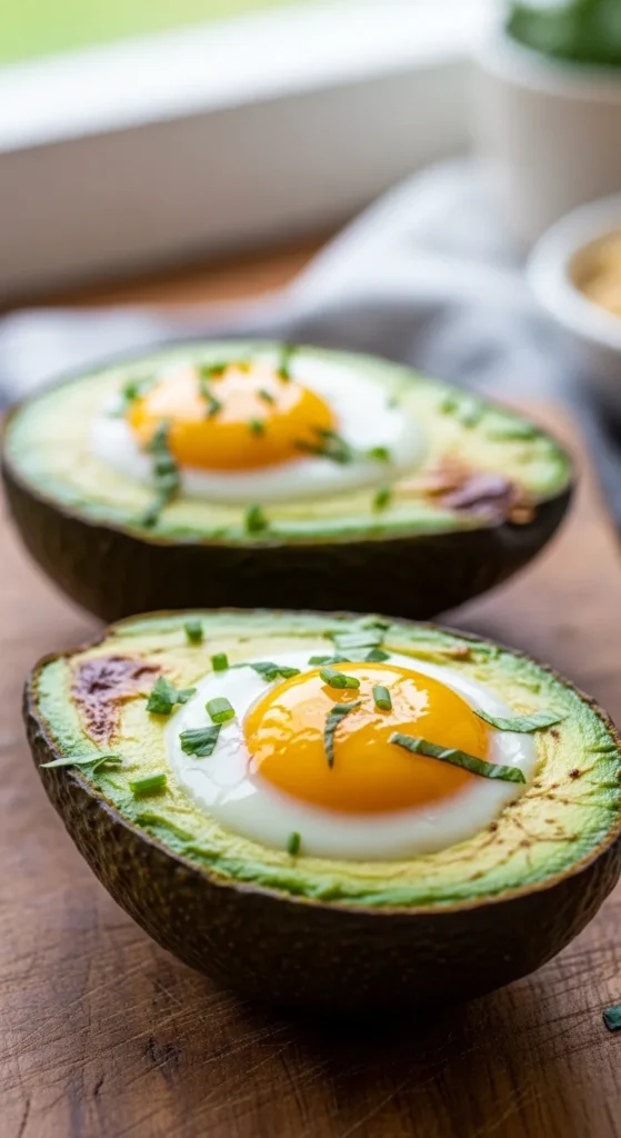 Baked Avocado Eggs