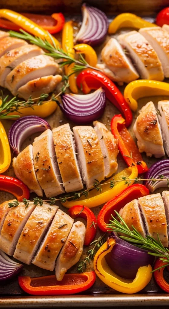 Baked Chicken Fajita Tray