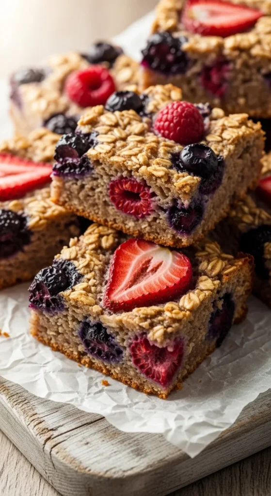 Baked Oatmeal Squares