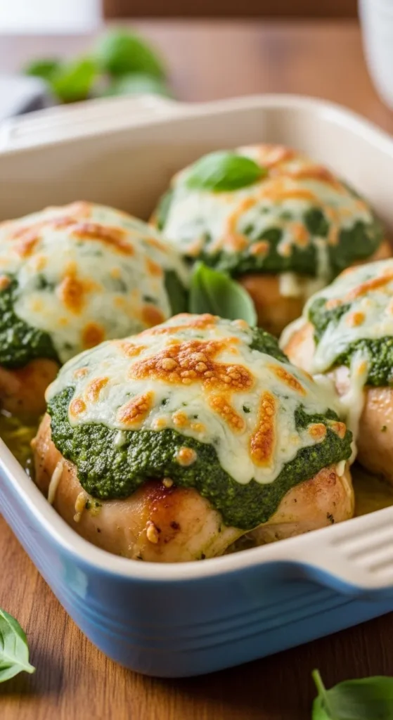Baked Pesto Chicken