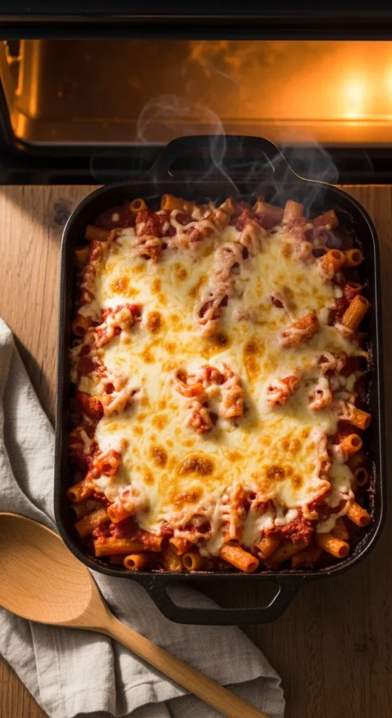 Baked Ziti with Mozzarella