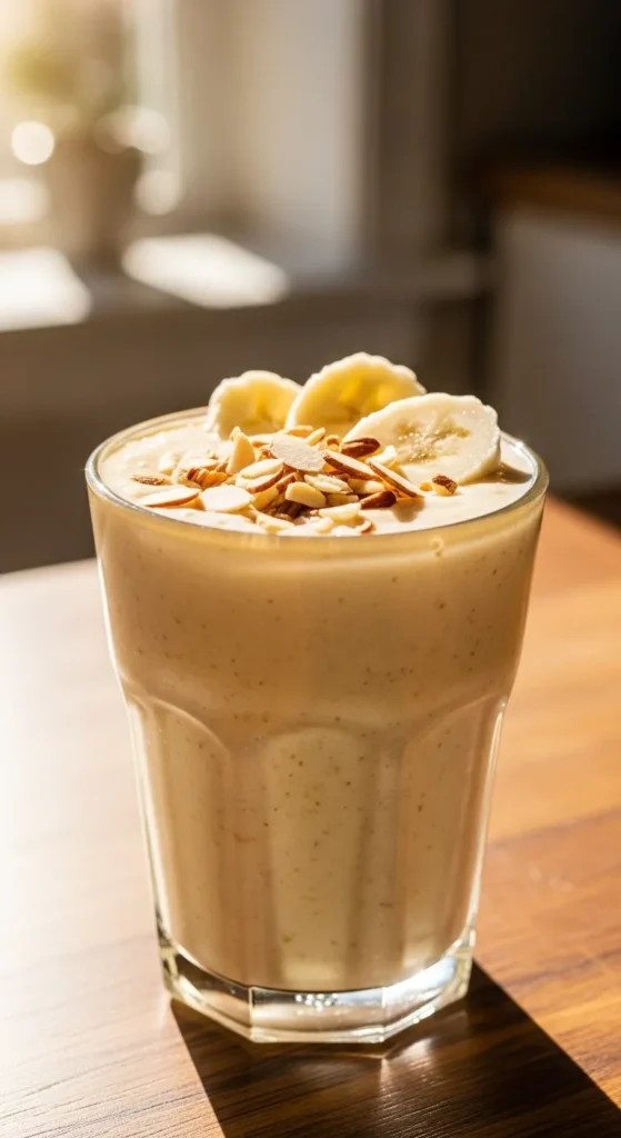 Banana Almond Butter Smoothie