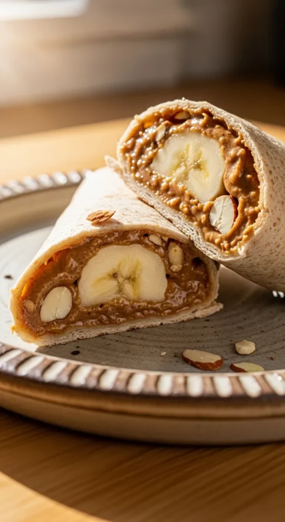 Banana and Nut Butter Wrap