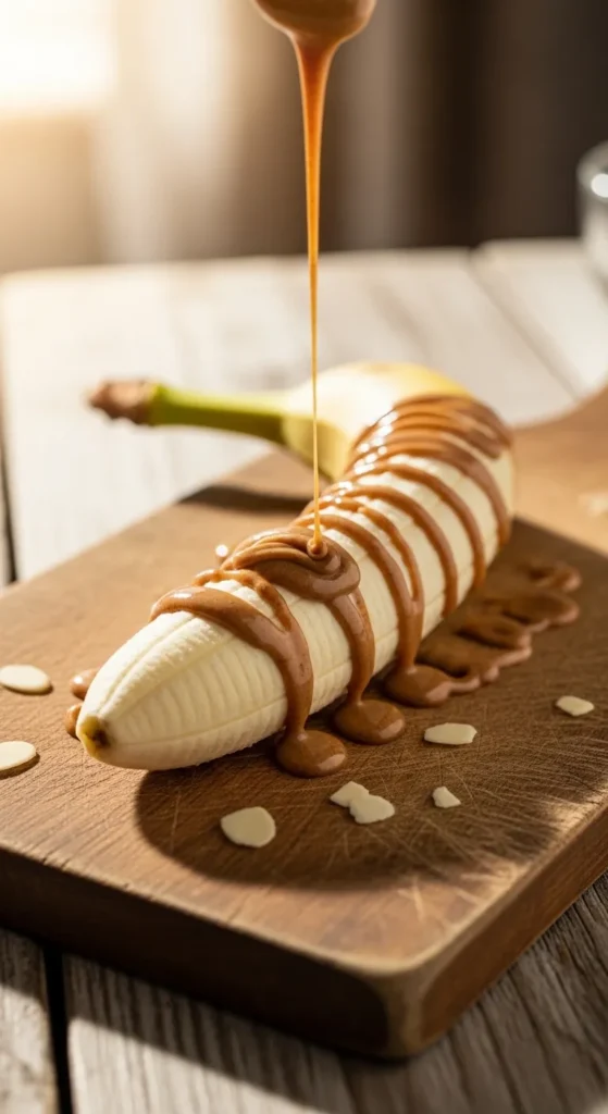 Banana with Almond Butter