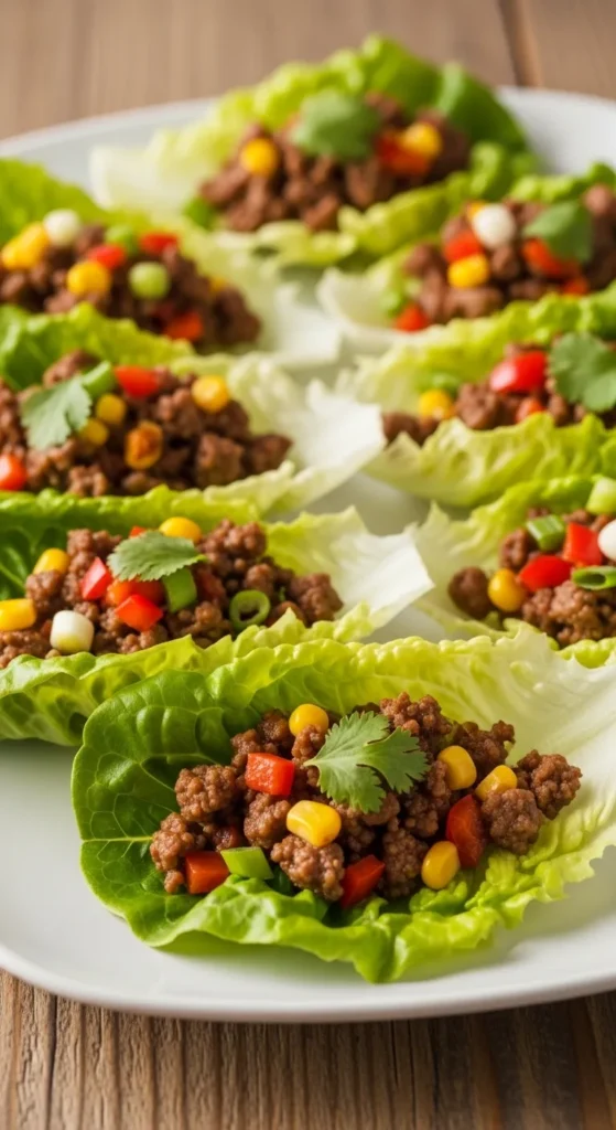 Beef Lettuce Wraps