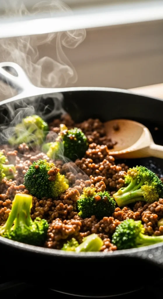  Beef and Broccoli Skillet