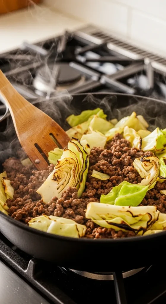 Beef and Cabbage Stir Fry