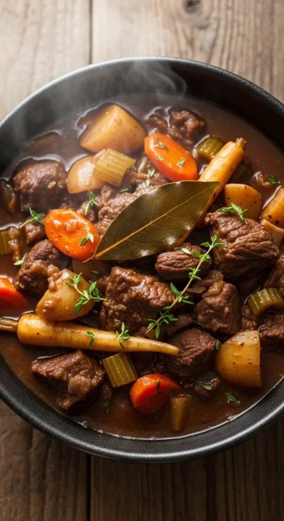 Beef and Guinness Stew (Without Guinness)