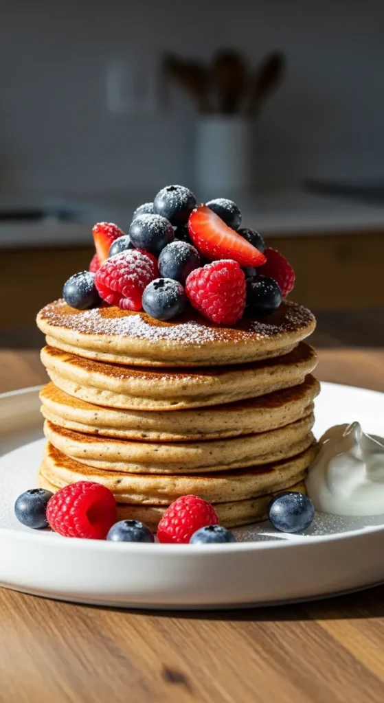Berry Protein Pancakes