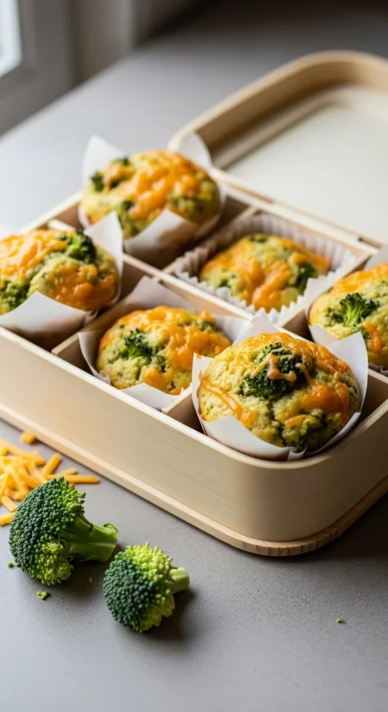 Broccoli Cheddar Muffin Cups