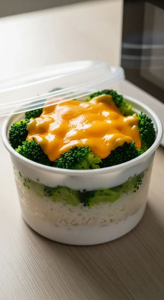 Broccoli Cheddar Rice Bowls