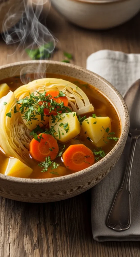 Cabbage, Carrot, and Potato Soup