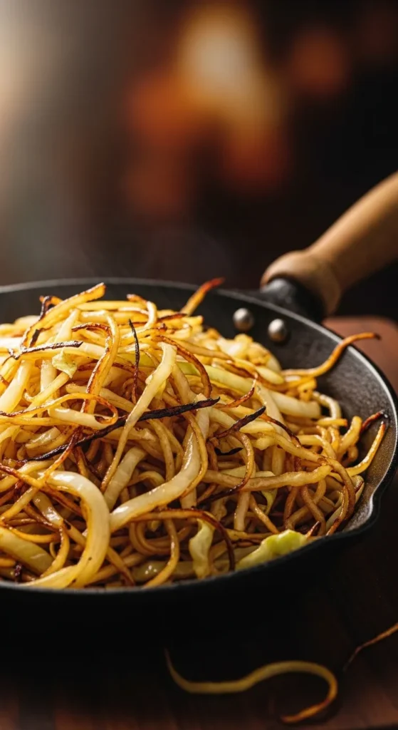 Cabbage and Noodle Stir Fry