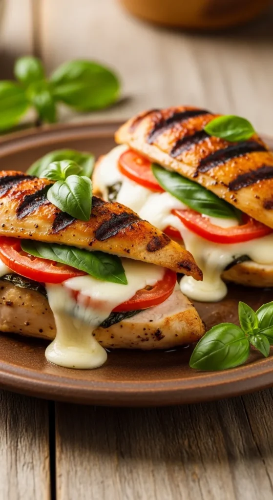 Caprese Stuffed Chicken