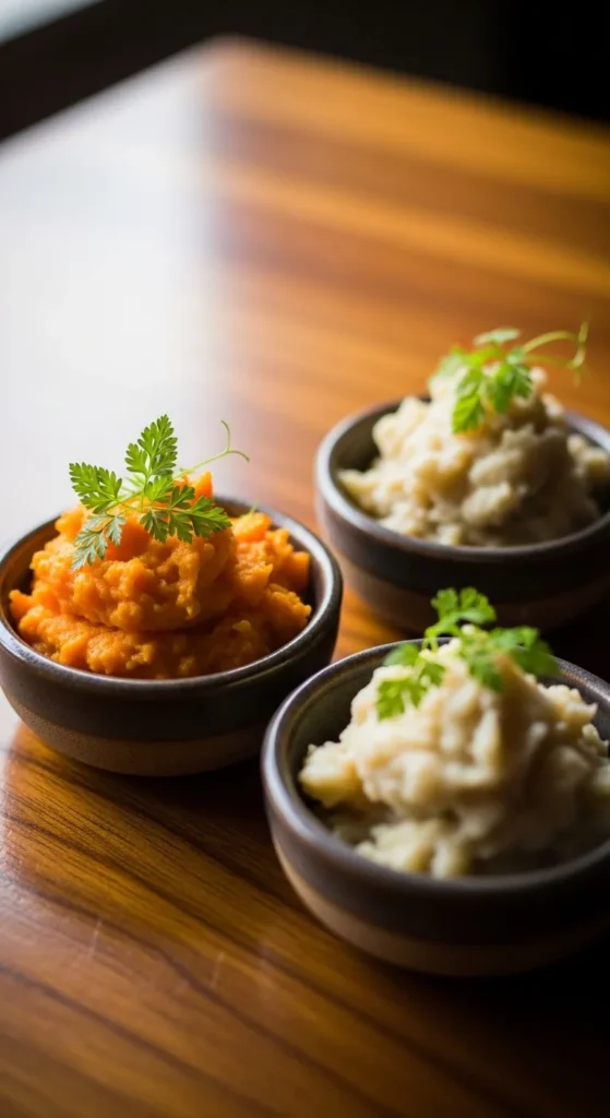 Carrot and Parsnip Mash Cups