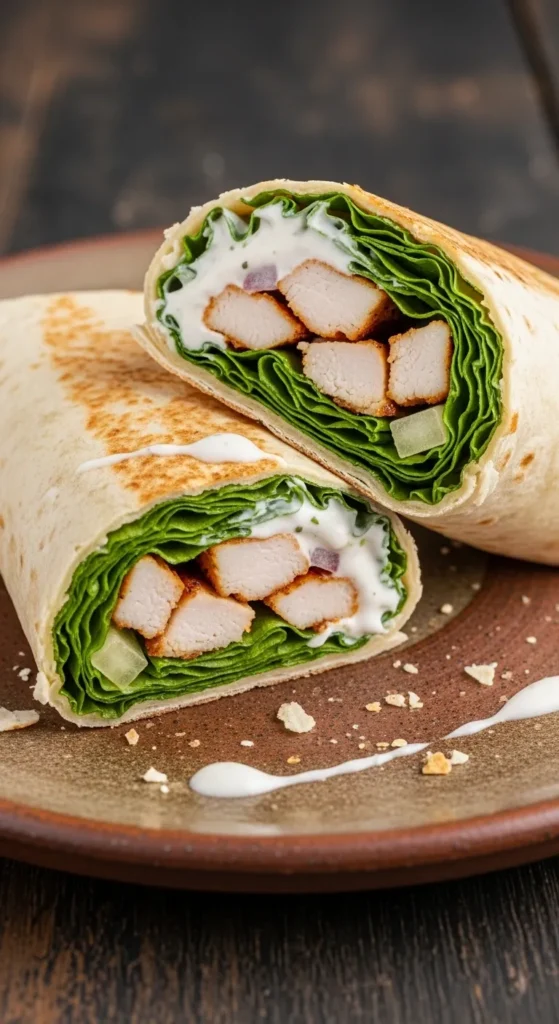 Chicken Caesar Wraps