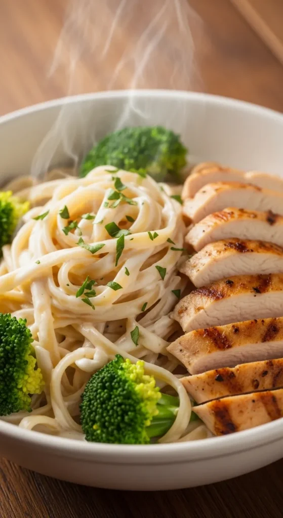 Chicken and Broccoli Alfredo