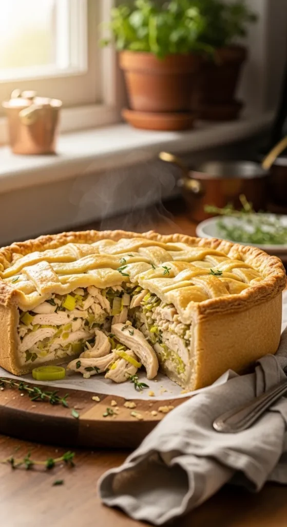  Chicken and Leek Pie