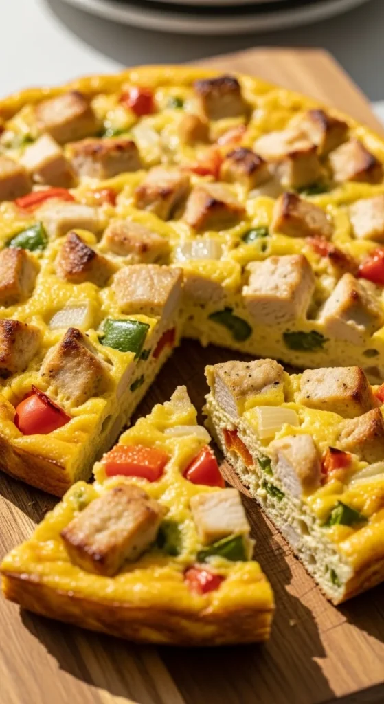 Chicken and Vegetable Frittata