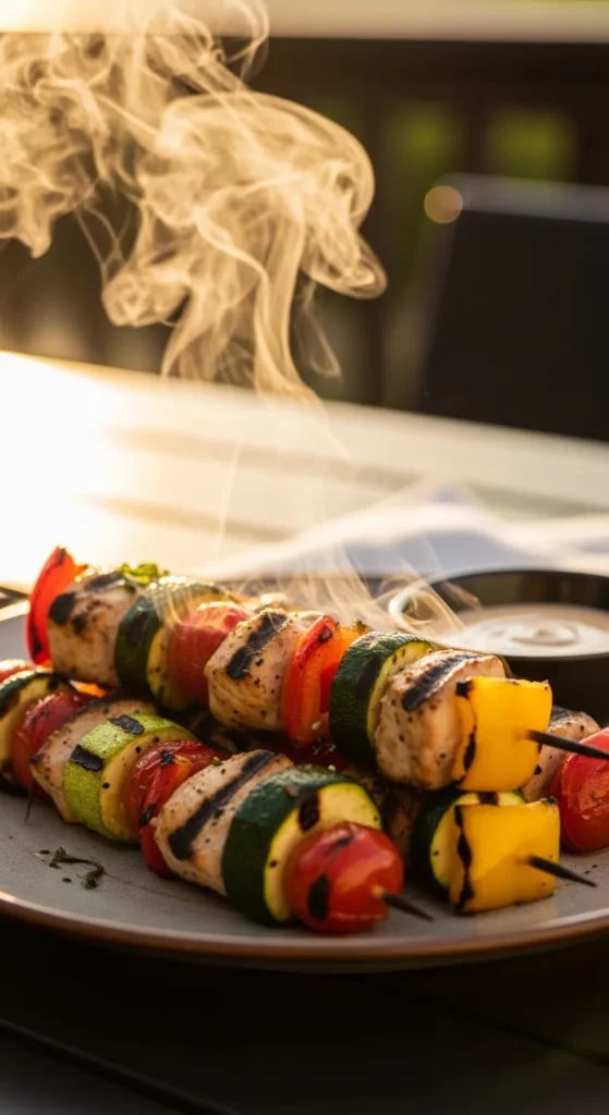 Chicken and Veggie Skewers