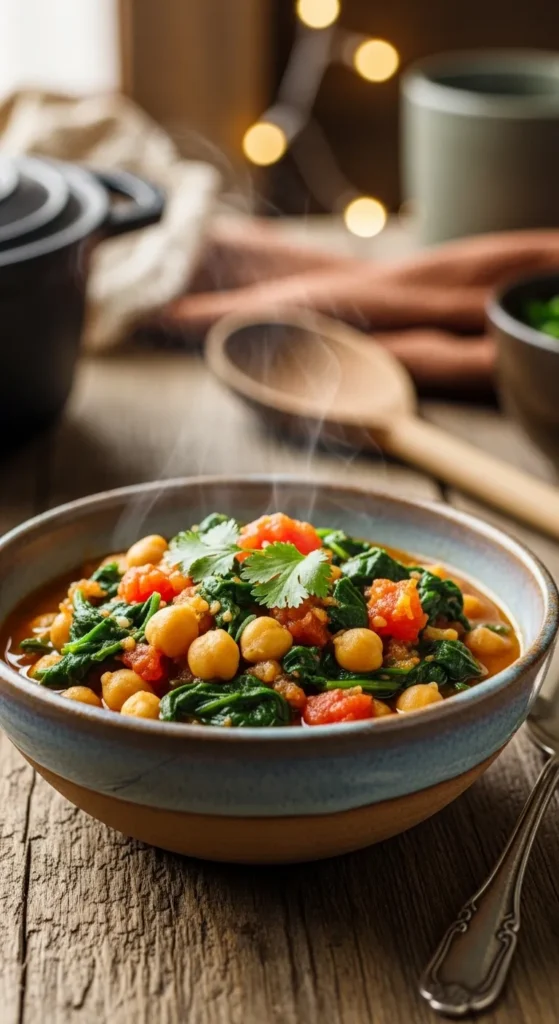 Chickpea Spinach Stew
