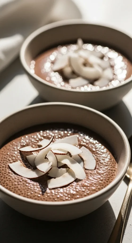 Chocolate Chia Dessert Cups