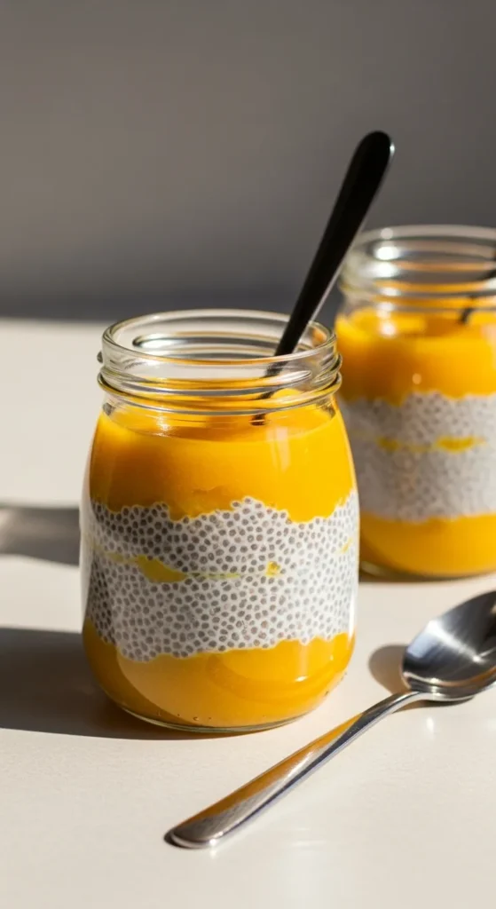 Coconut Mango Chia Pudding