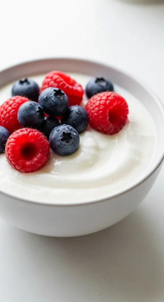 Coconut Yogurt with Berries