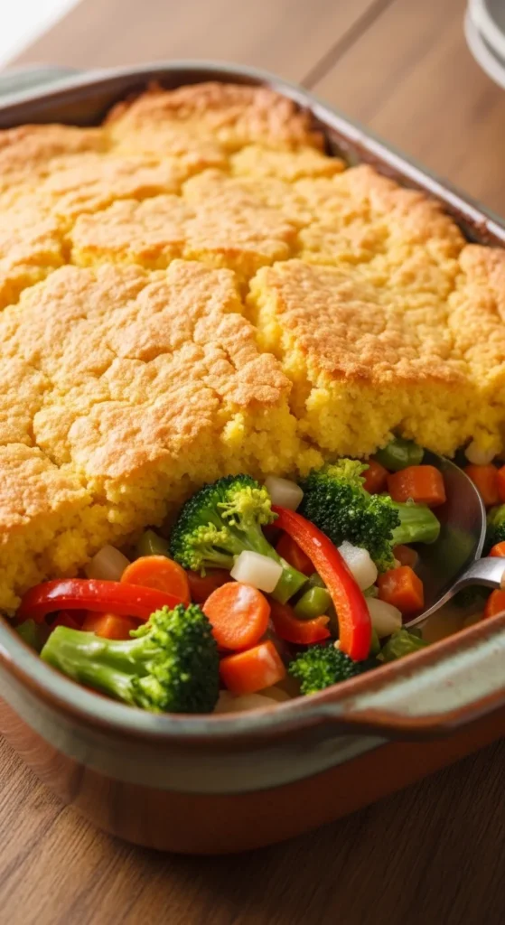 Cornbread and Vegetable Casserole