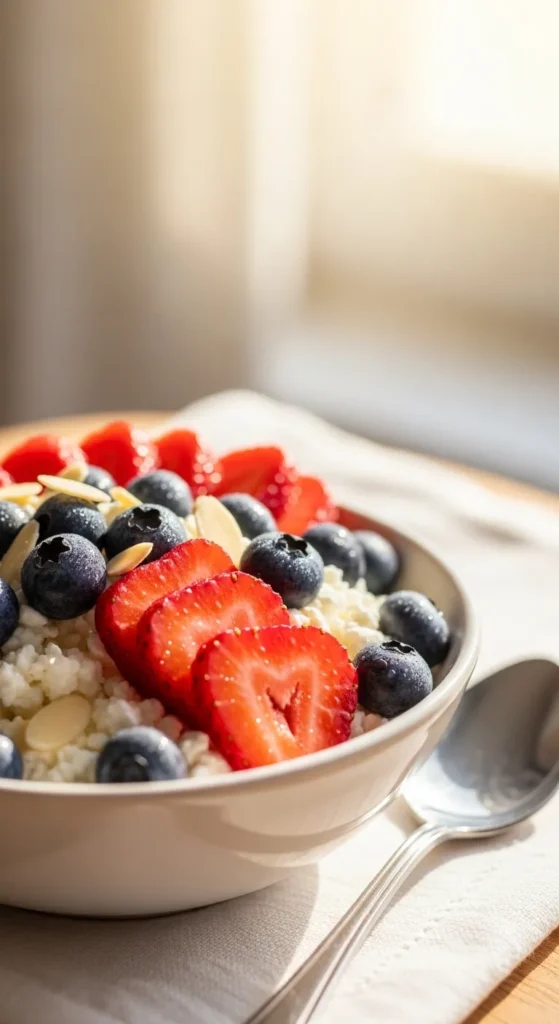 Cottage Cheese Fruit Bowl