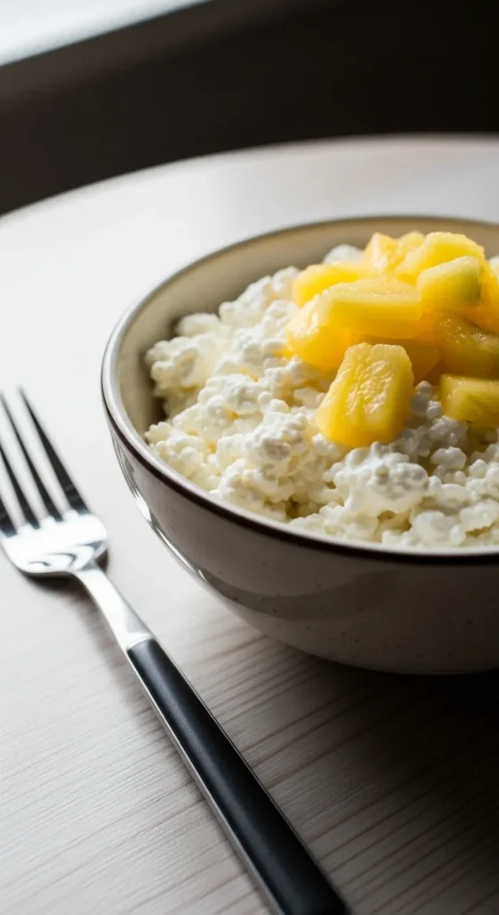 Cottage Cheese and Pineapple Bowl