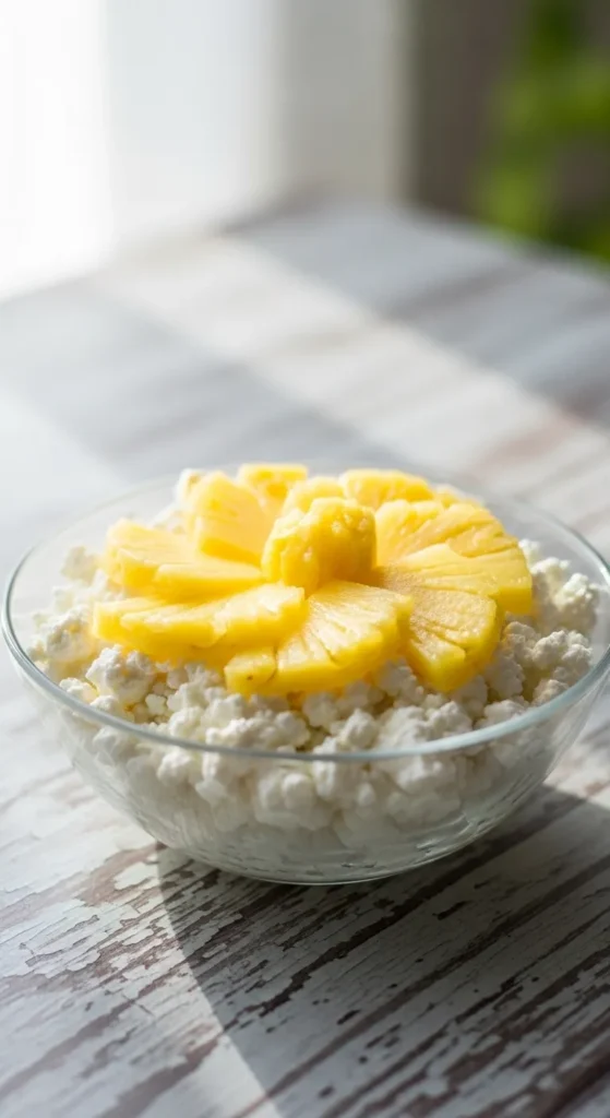 Cottage Cheese and Pineapple Bowl