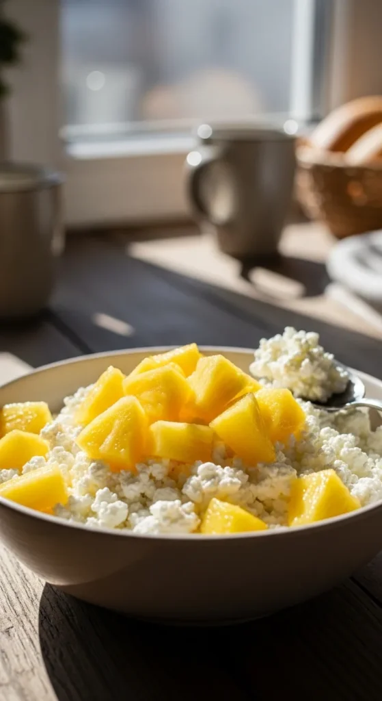 Cottage Cheese and Pineapple Bowl