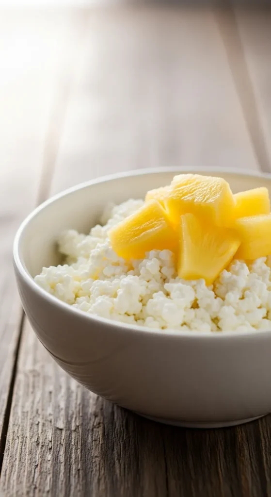 Cottage Cheese with Pineapple