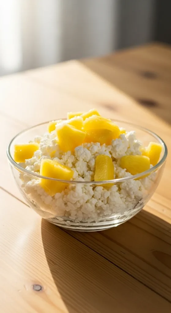 Cottage Cheese with Pineapple