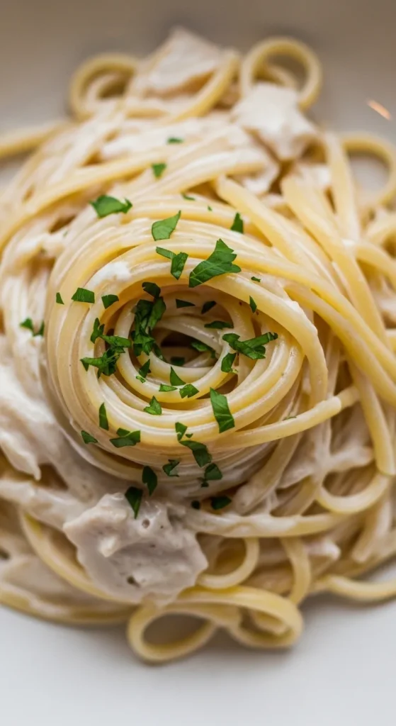 Creamy Alfredo Linguine