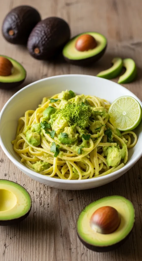 Creamy Avocado Linguine