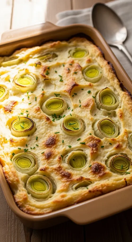  Creamy Leek and Potato Bake