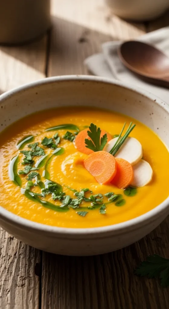 Creamy Parsnip and Carrot Soup