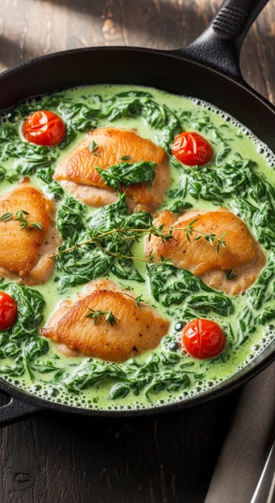 Creamy Spinach Chicken