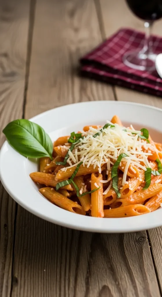 .Creamy Tomato Basil Pasta