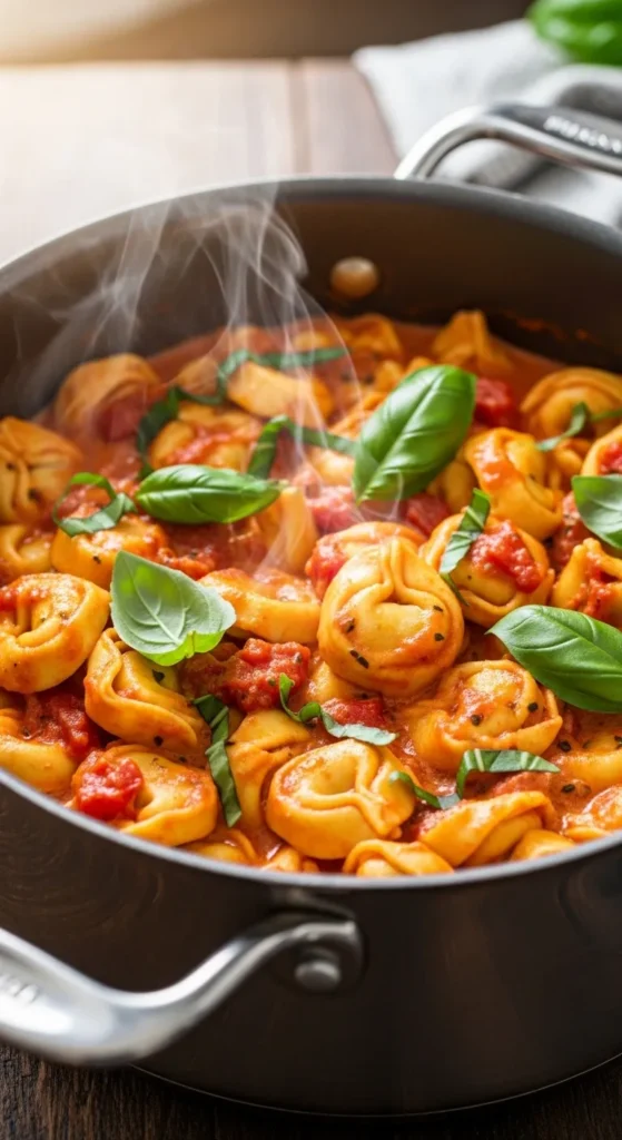 Creamy Tomato Tortellini