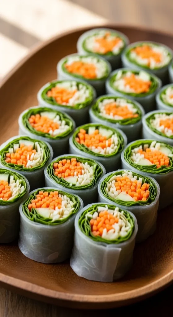 Crunchy Vegetable Spring Rolls