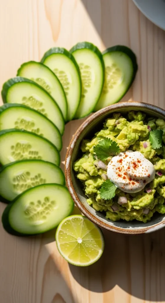 Cucumber and Guacamole