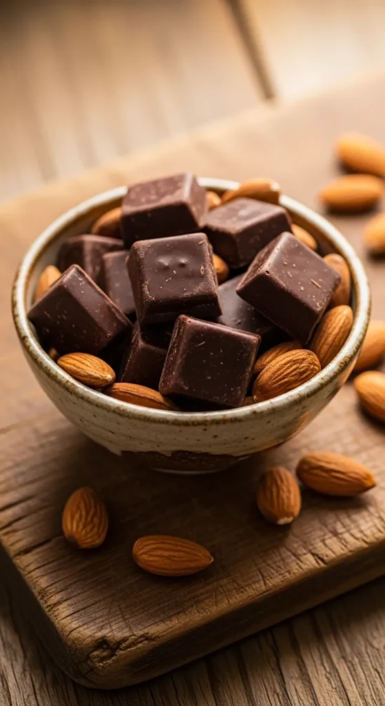 Dark Chocolate and Almonds