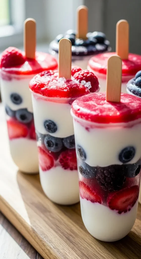 Frozen Yogurt Pops